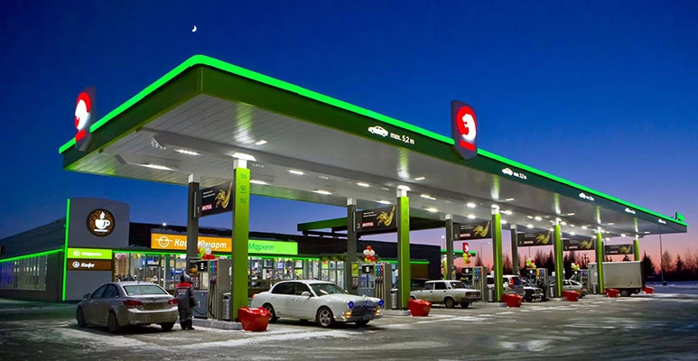 An IRBIS petrol station